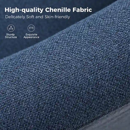 Fauteuil pivotant moderne Erkenbald à 360 degrés avec housse amovible (lot de 2) par HULALA HOME