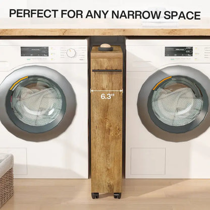 Chariot de rangement étroit, chariot de cuisine à roulettes - Non applicable