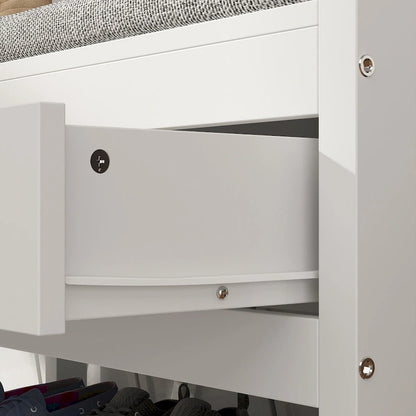 Porte-manteau Timechee 34,3 cm de large avec banc et rangement à chaussures