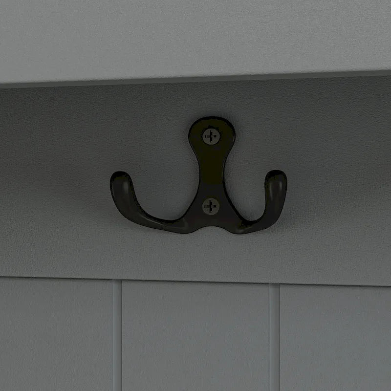 Porte-manteau Timechee 34,3 cm de large avec banc et rangement à chaussures