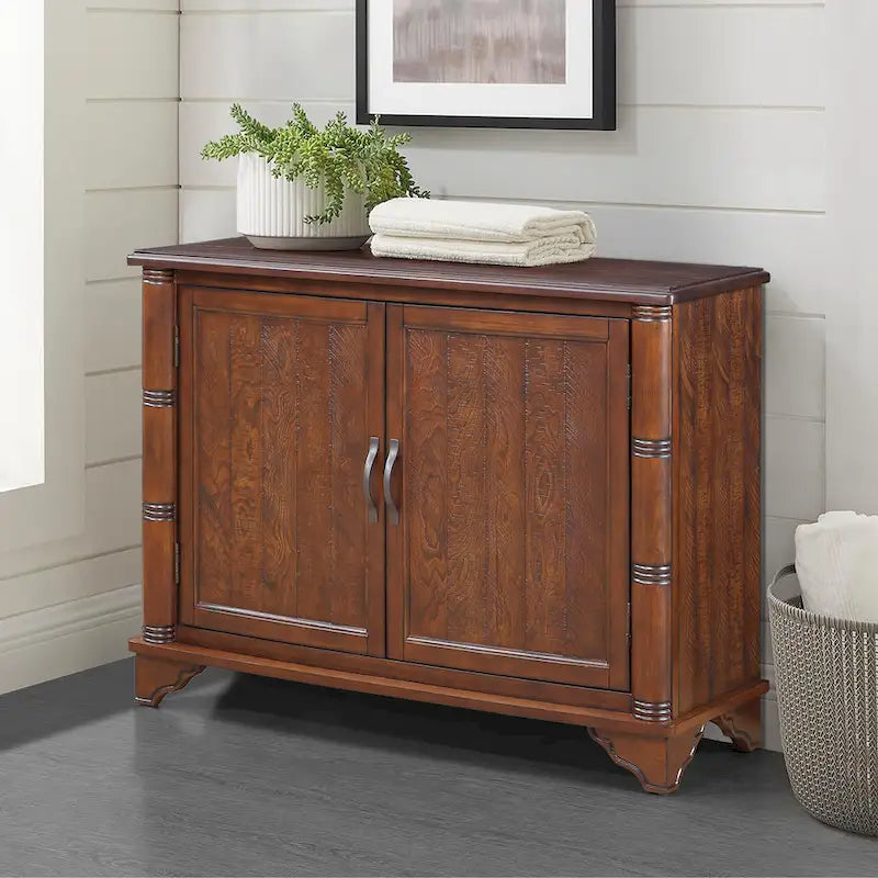 Console avec étagère de rangement