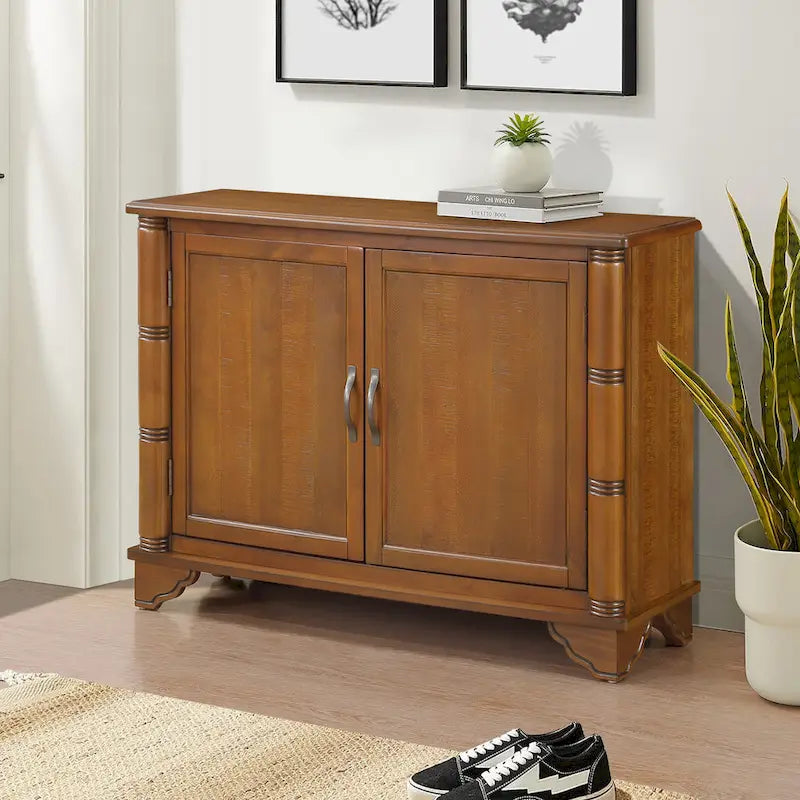 Console avec étagère de rangement