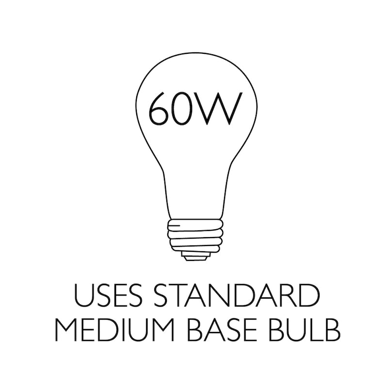 Table d'appoint Leick Home Laurent à un tiroir et bras articulé