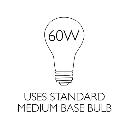 Table d'appoint Leick Home Laurent à un tiroir et bras articulé