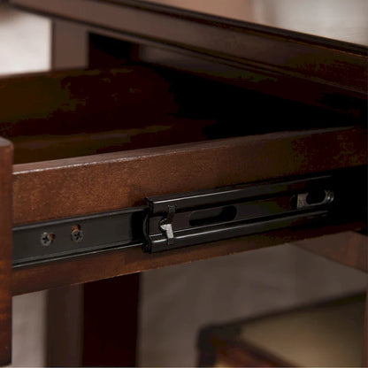 Table d'appoint Leick Home Laurent à un tiroir et bras articulé