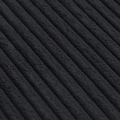 Canapé d'angle modulable en velours côtelé en forme de U, grand format, confortable, avec 5 coussins