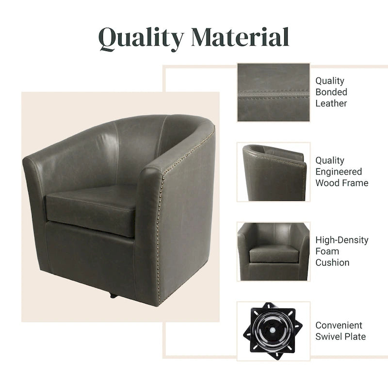 Fauteuil pivotant Ernest