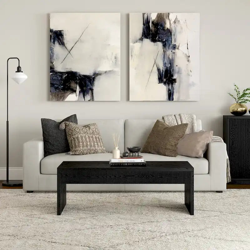 Table basse rectangulaire Lawrence 48 de large - 47,5 de large