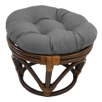 Repose-pieds Bali de 45 cm avec coussin en sergé