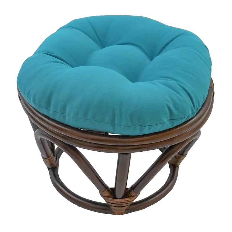 Repose-pieds Bali de 45 cm avec coussin en sergé