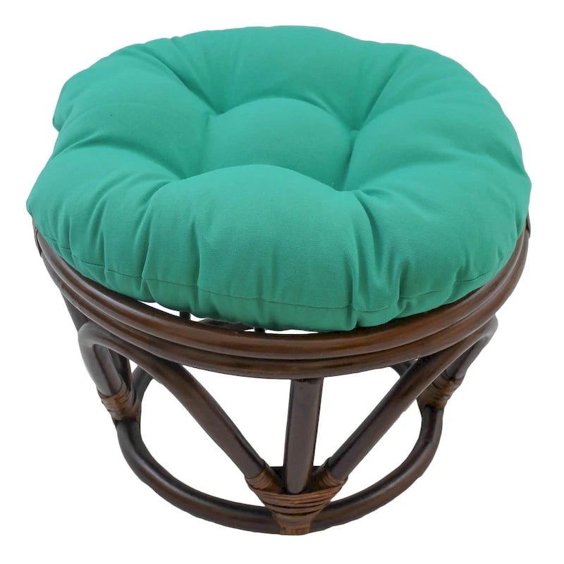 Repose-pieds Bali de 45 cm avec coussin en sergé