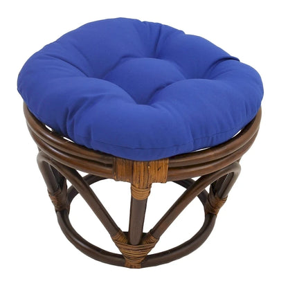 Repose-pieds Bali de 45 cm avec coussin en sergé