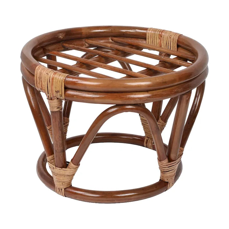 Repose-pieds Bali de 45 cm avec coussin en sergé