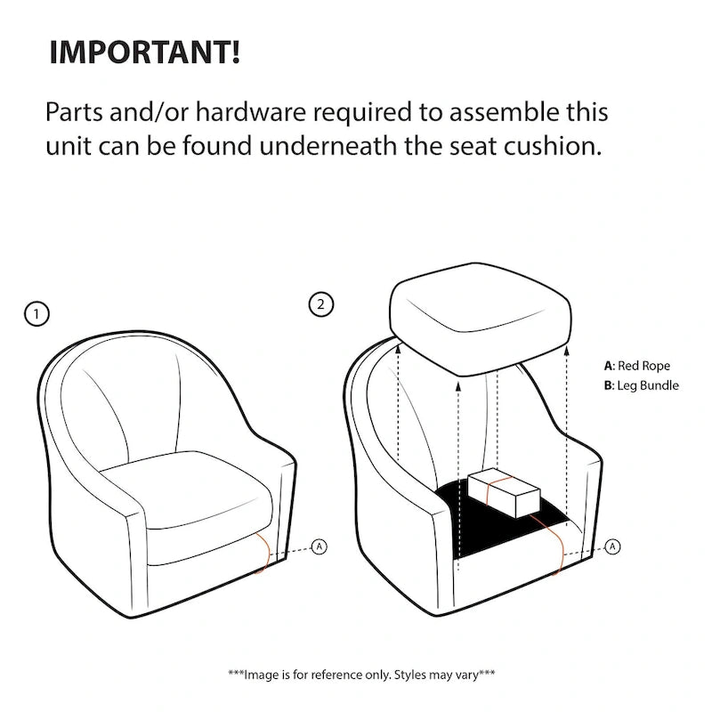 Fauteuil d'appoint capitonné Madison Park Elle
