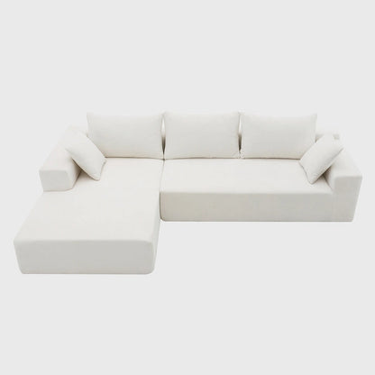 Ensemble de canapés d'angle modulables pour salon