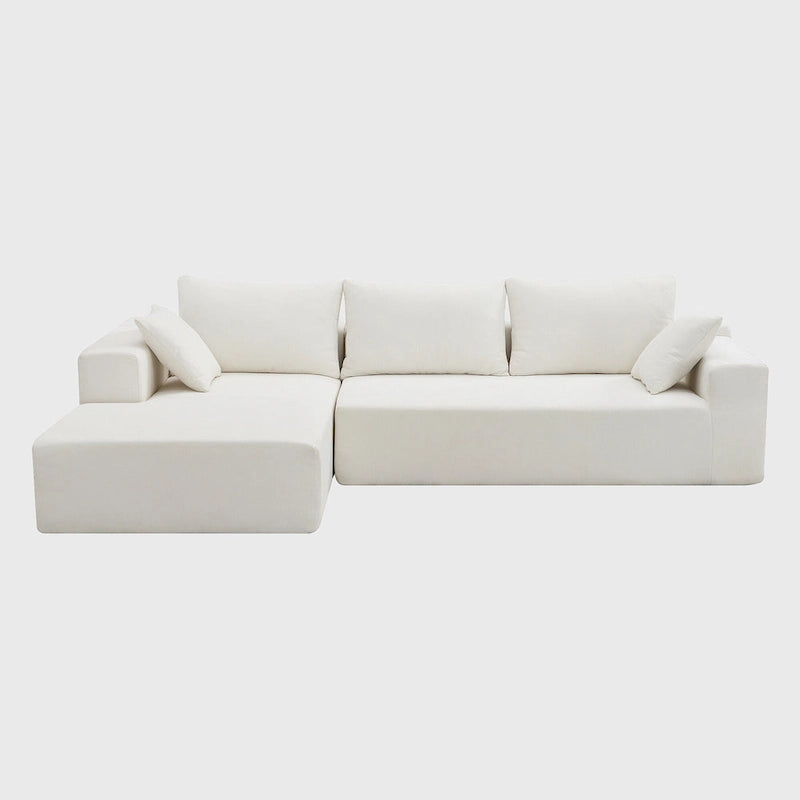 Ensemble de canapés d'angle modulables pour salon