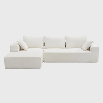 Ensemble de canapés d'angle modulables pour salon