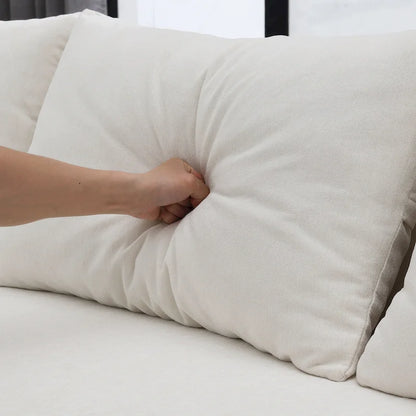 Ensemble de canapés d'angle modulables pour salon