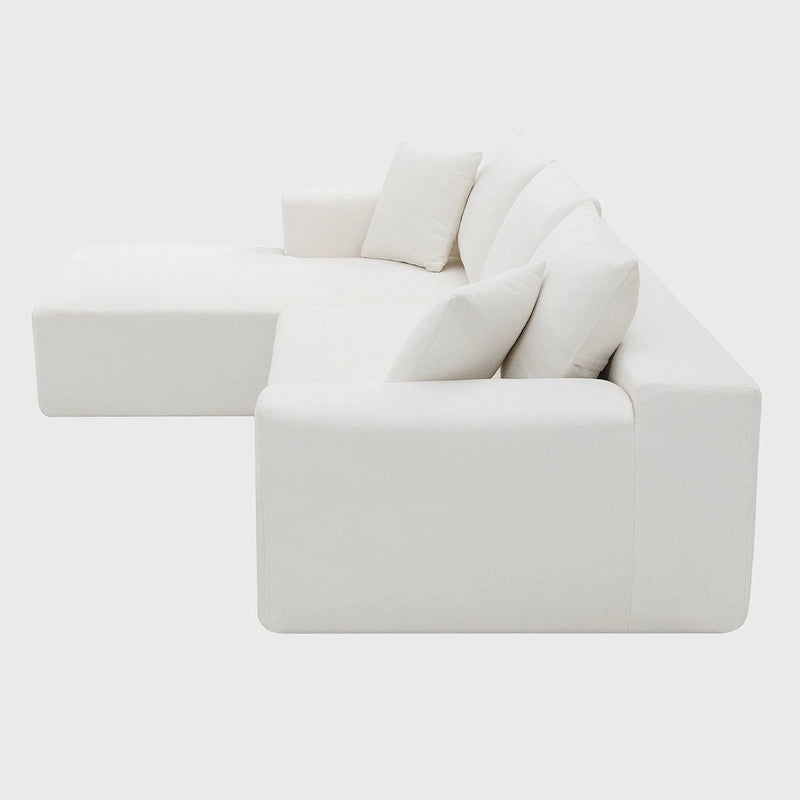 Ensemble de canapés d'angle modulables pour salon