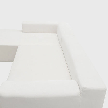 Ensemble de canapés d'angle modulables pour salon