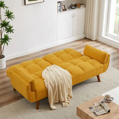 Canapé-lit convertible 75,39 € avec coussins, canapé deux places pliable pour salon