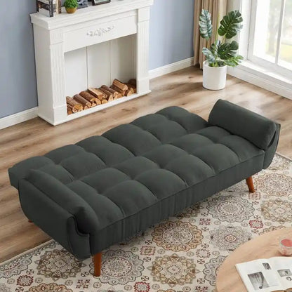Canapé-lit convertible 75,39 € avec coussins, canapé deux places pliable pour salon