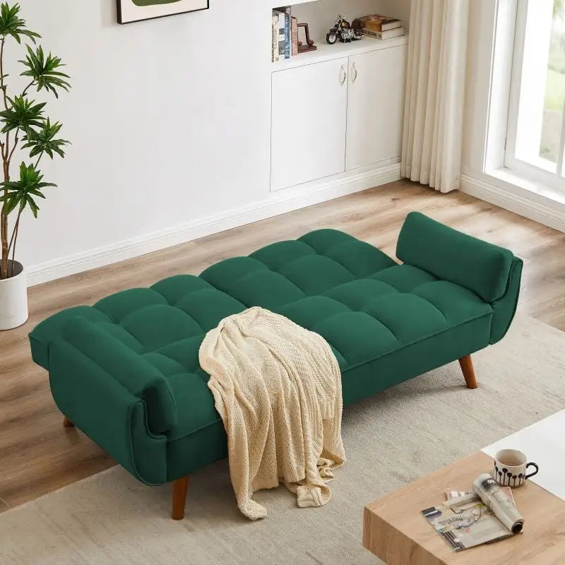 Canapé-lit convertible 75,39 € avec coussins, canapé deux places pliable pour salon