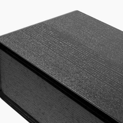 Meuble TV suspendu moderne pour salon, centre multimédia mural avec tiroirs de rangement, bois massif, entièrement assemblé