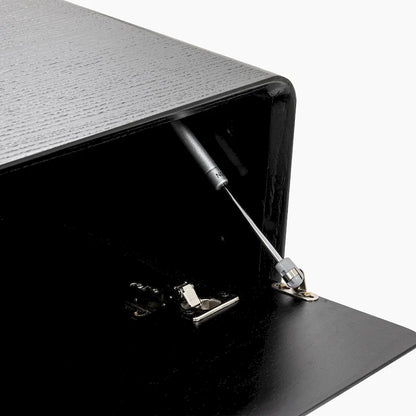 Meuble TV suspendu moderne pour salon, centre multimédia mural avec tiroirs de rangement, bois massif, entièrement assemblé