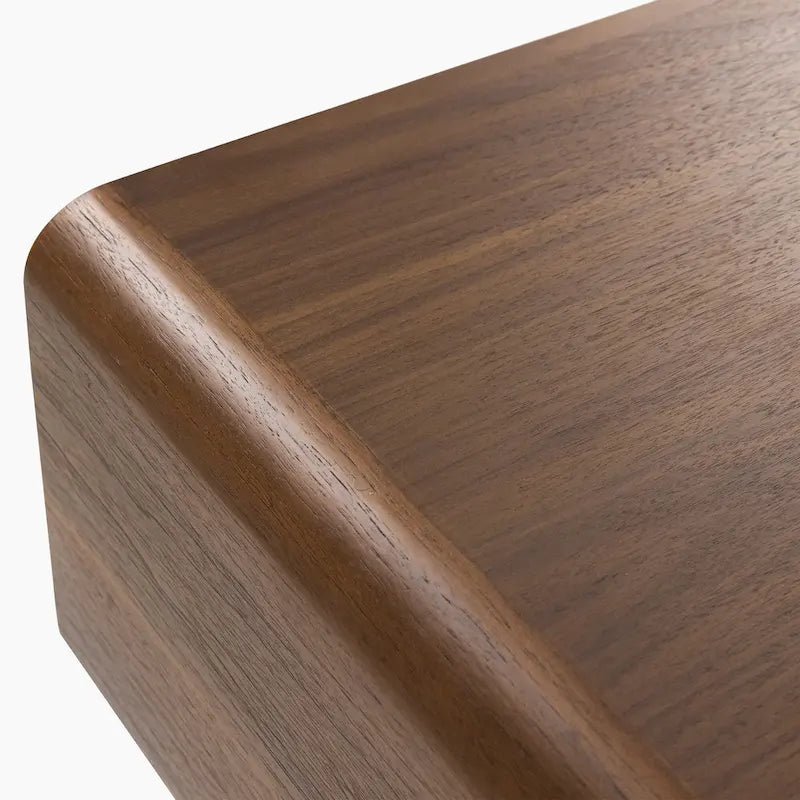 Meuble TV suspendu moderne pour salon, centre multimédia mural avec tiroirs de rangement, bois massif, entièrement assemblé