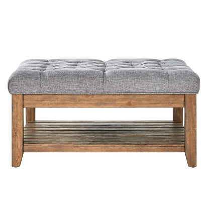 Table basse ottomane Lennon en pin massif par iNSPIRE Q Artisan