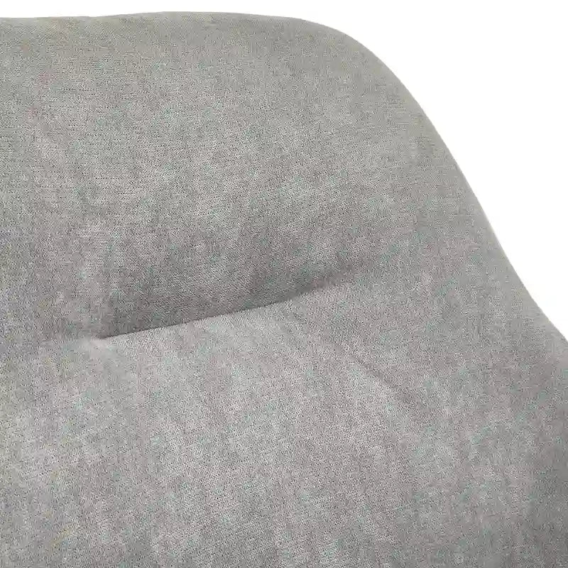 Fauteuil à bascule Lifestorey Mick en bois d'hévéa, style moderne du milieu du siècle