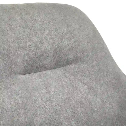 Fauteuil à bascule Lifestorey Mick en bois d'hévéa, style moderne du milieu du siècle