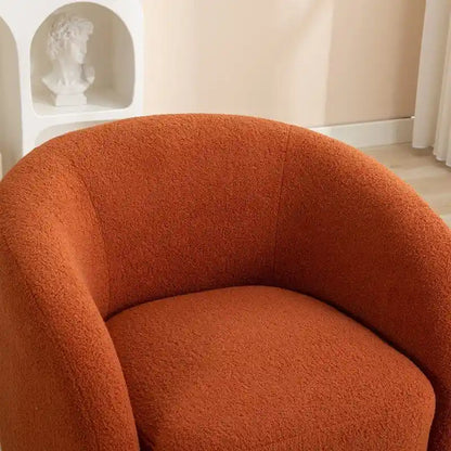 Fauteuil d'appoint SEYNAR moderne et glamour, capitonné et pivotant à 360 degrés