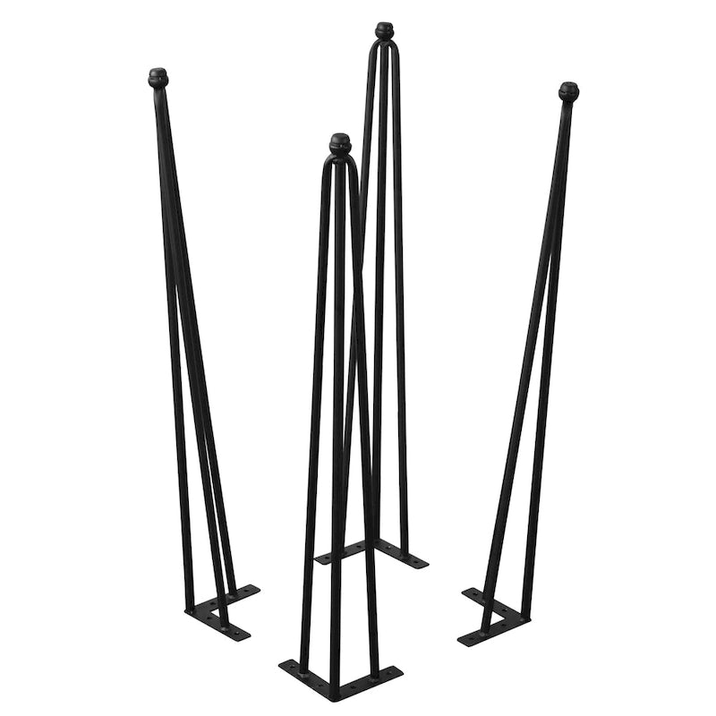 4 Piece Hairpin Metal Table Legs Furniture Legs