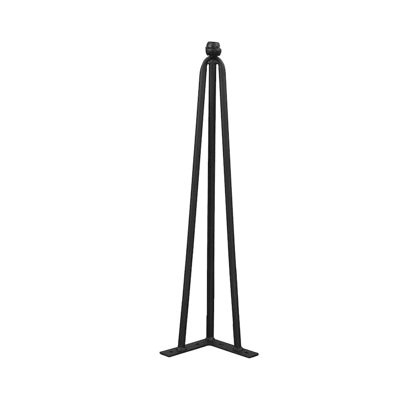Pieds de table en métal épingle à cheveux (lot de 4)