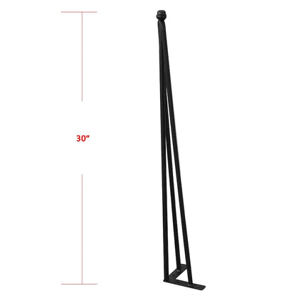 Pieds de table en métal épingle à cheveux (lot de 4)