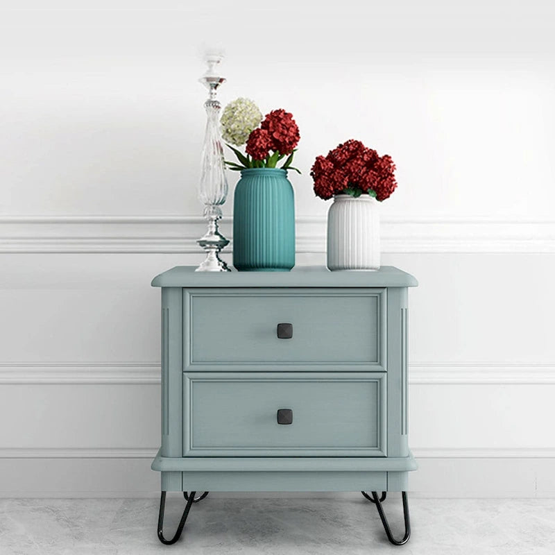 Pieds de table en métal épingle à cheveux (lot de 4)