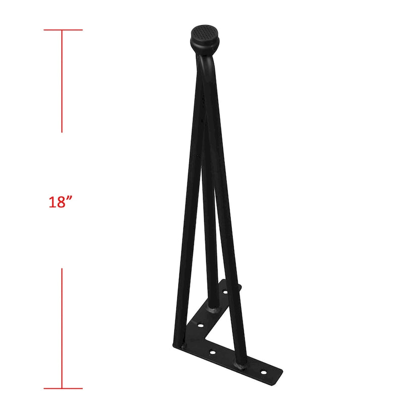 Pieds de table en métal épingle à cheveux (lot de 4)