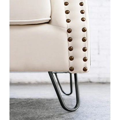 Pieds de table en métal épingle à cheveux (lot de 4)