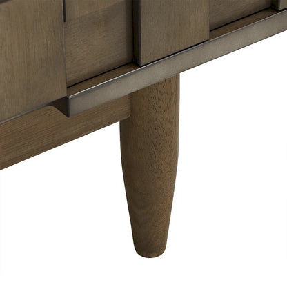 Buffet Kieran style Mid-Century en bois, 2 portes et 3 tiroirs, par iNSPIRE Q Modern