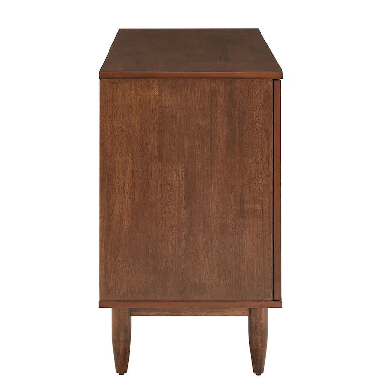 Buffet Kieran style Mid-Century en bois, 2 portes et 3 tiroirs, par iNSPIRE Q Modern