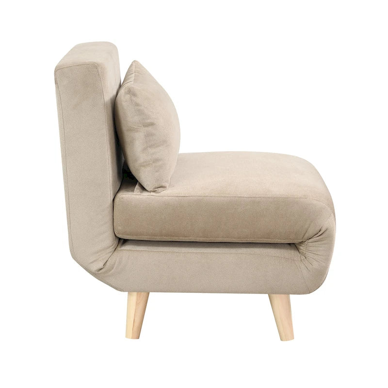 Fauteuil-lit convertible rembourré