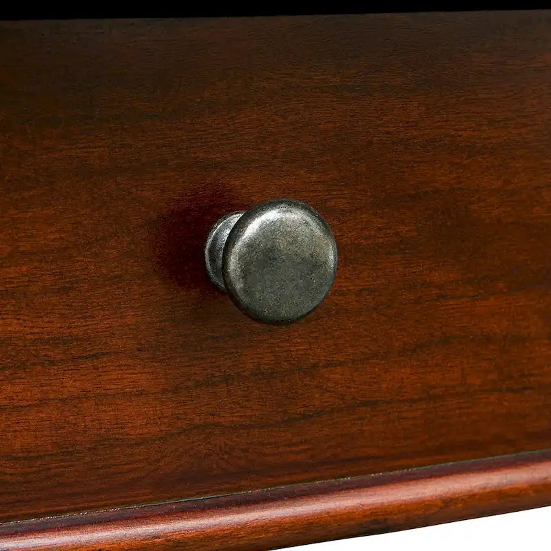 Table basse console en bois massif avec tiroir de rangement