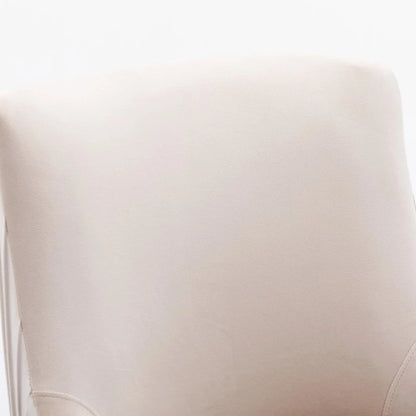 Ensemble de 4 chaises de salle à manger SEYNAR modernes en velours plissé avec poignée arrière