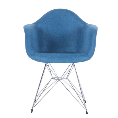 Fauteuils de salle à manger rembourrés Porthos Home avec pieds en métal (lot de 2) - Non disponible