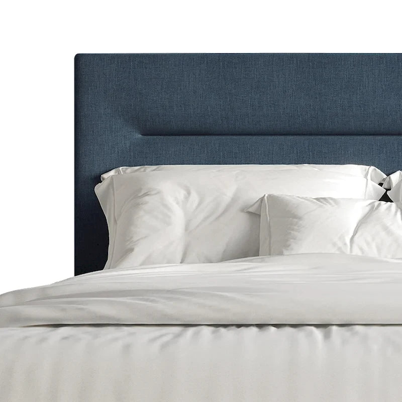 Lit rembourré en lin CraftPorch, simple et épuré