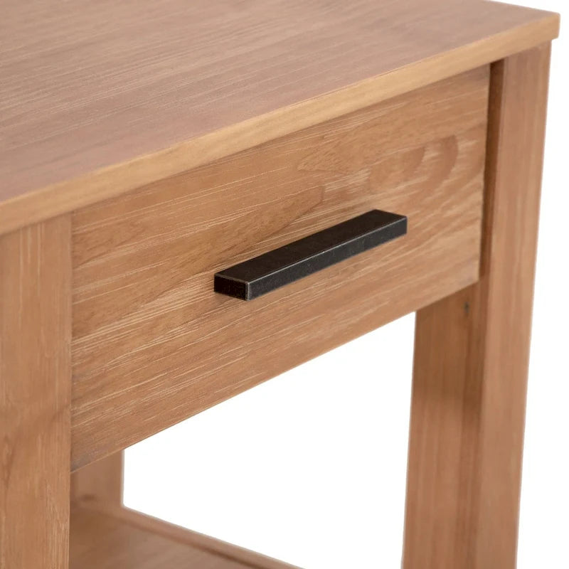 Meubles en bois massif Grain Wood Loft Table de chevet à 1 tiroir