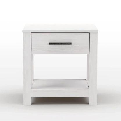 Meubles en bois massif Grain Wood Loft Table de chevet à 1 tiroir