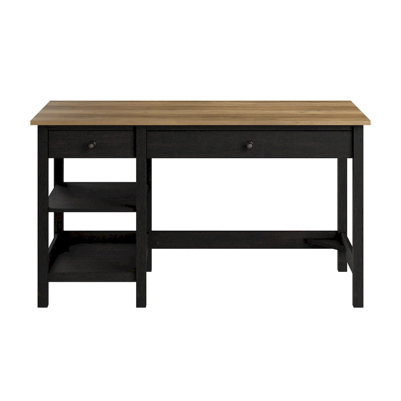 Bureau d'ordinateur Mayfield 54W avec étagères par Bush Furniture
